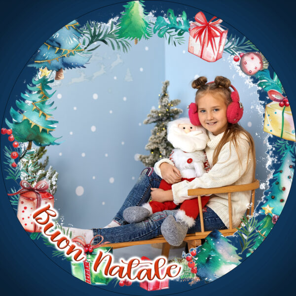 Pallina di Natale con foto e grafica 02